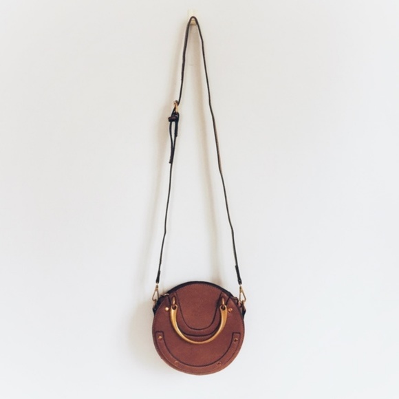Boho Brown Horseshoe Circle Crossbody Bag NEW!! - Picture 3 of 7
